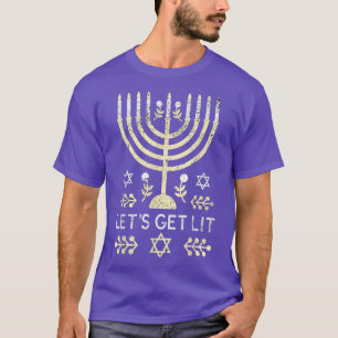 Jewish Menorah Funny Hanukkah T-Shirt