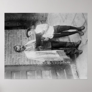 Jewish People with Tanakh on Yom Kippur Poster