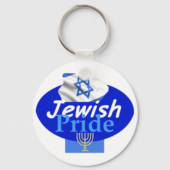 JEWISH PRIDE Keychain Schlüsselanhänger (Vorderseite)