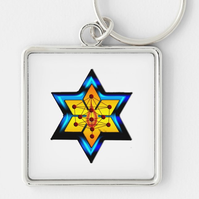 Jewish SPirituality Schlüsselanhänger (Vorne)