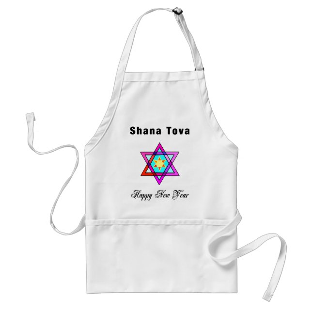 Jewish Star Shana Tova Schürze (Vorne)