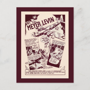 Jewish War Heroes Levin Postkarte