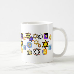 JewishStars, tasse de Channuka, juive