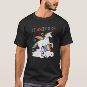 Jewnicorn Unicorn Rosh Hashanah Hanukkah T-Shirt