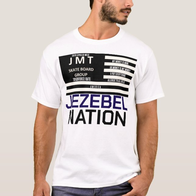 JEZEBEL NATION Basic Dark T - Shirt (Vorderseite)