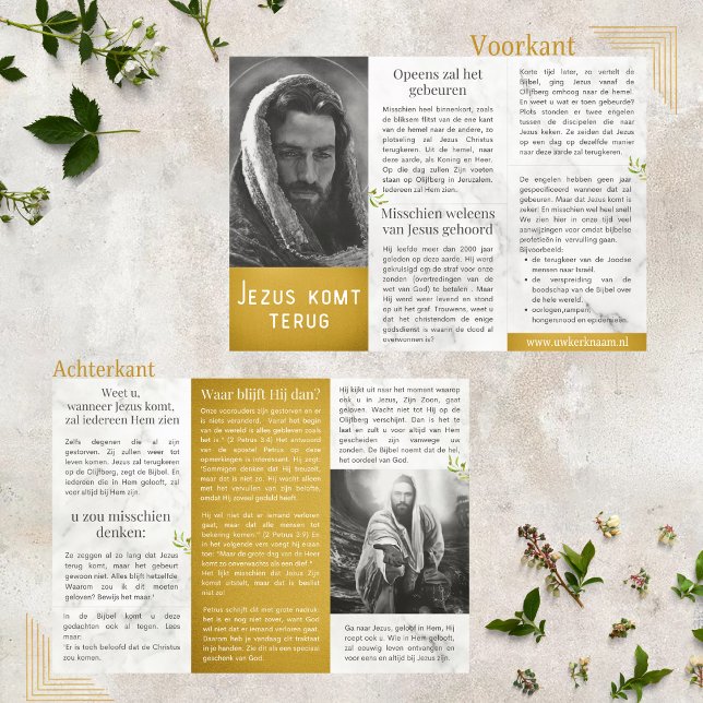 Jezus komt terug christelijk traktaat (Von Creator hochgeladen)