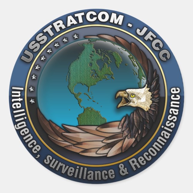 JFCC Intelligence, Surveillance & Reconnaissance Runder Aufkleber (Vorderseite)