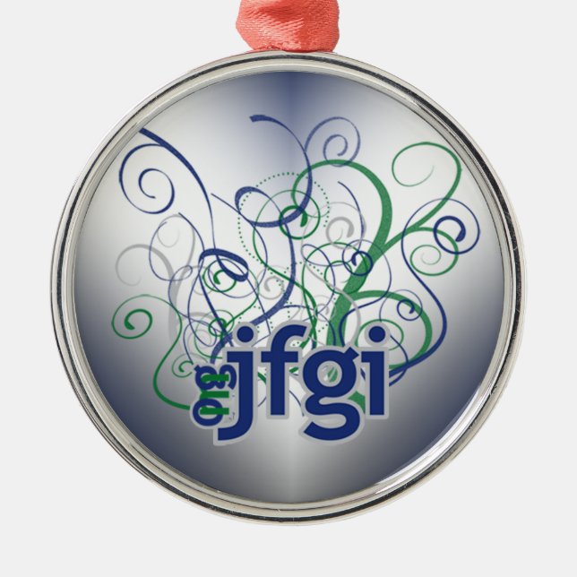 JFGI SILBERNES ORNAMENT (Vorne)