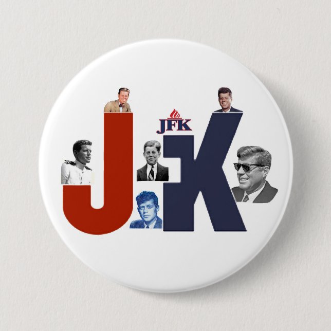 JFK 100 Jahre Button (Vorderseite)