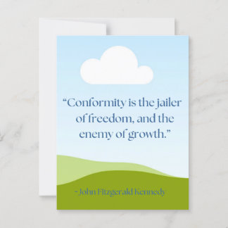 JFK-Angebot Postkarte