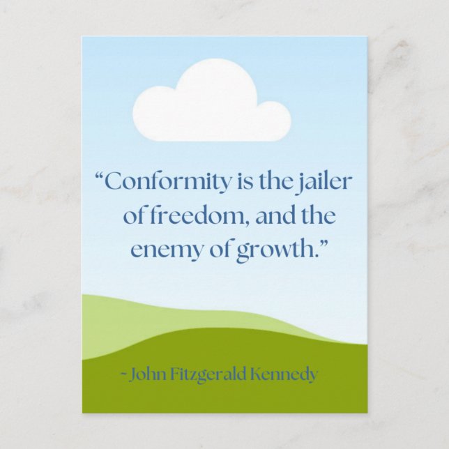 JFK-Angebot Postkarte (Vorderseite)