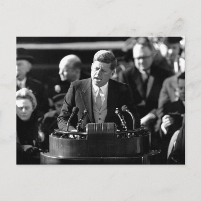 JFK-Einführung Postkarte (Vorderseite)