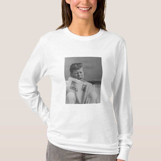 JFK entspannende Außenseite T-Shirt (Vorderseite)