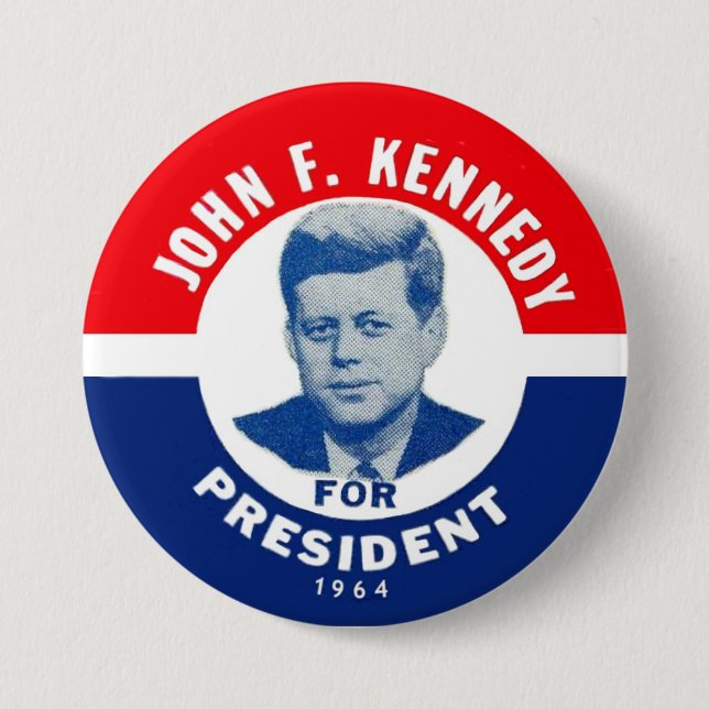 JFK ErinnerungsButton 1964 Button (Vorderseite)