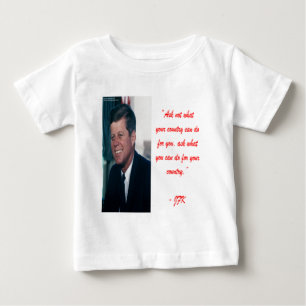 JFK & Frag ohne Kostenvoranschlag Baby T-shirt