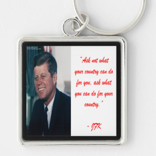 JFK & Frag ohne Kostenvoranschlag Schlüsselanhänger