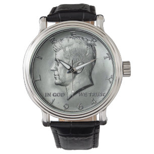 JFK - halber Dollar - Männerüberwachung Armbanduhr