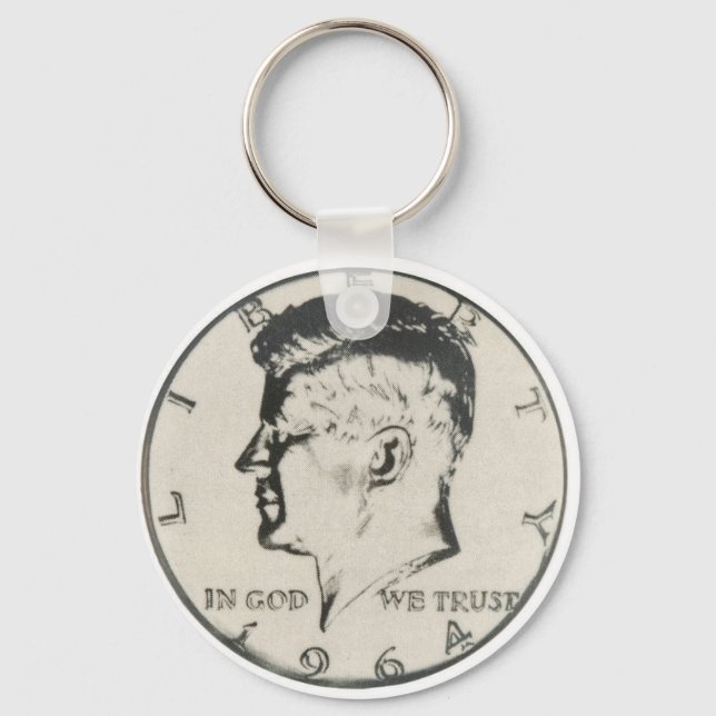 JFK Half Dollar Schlüsselanhänger (Vorderseite)