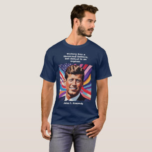 JFK John F. Kennedy Zitat Motivations Inspiration T-Shirt