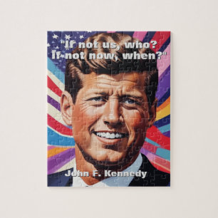 JFK John F. Kennedy Zitat Motivierend Inspiration