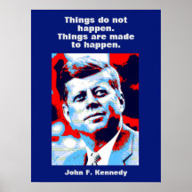 JFK John F. Kennedy Zitat Motivierend Inspiration