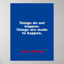 JFK John F. Kennedy Zitat Motivierend Inspiration