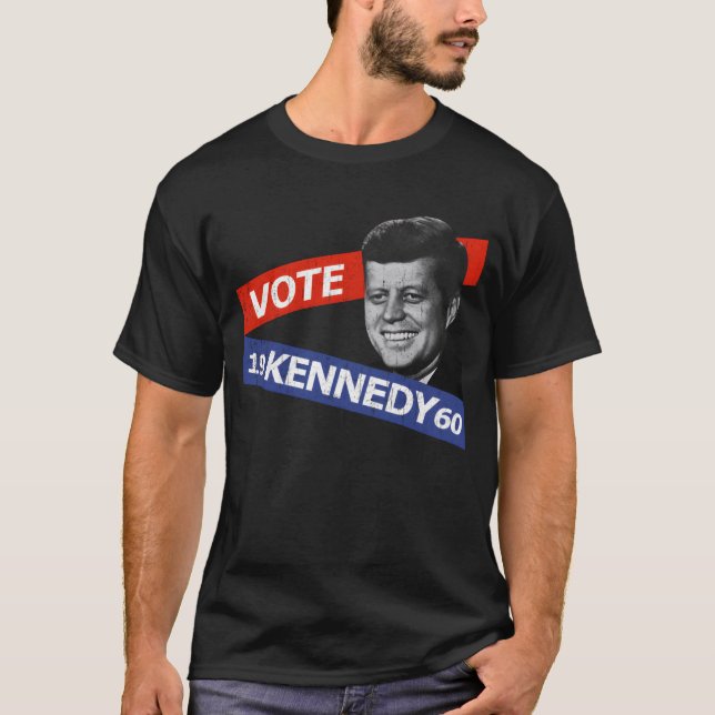 JFK Kennedy Retro Junge T-Shirt (Vorderseite)