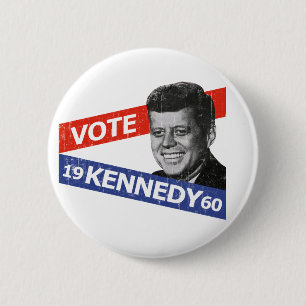 JFK Kennedy Wahl Button