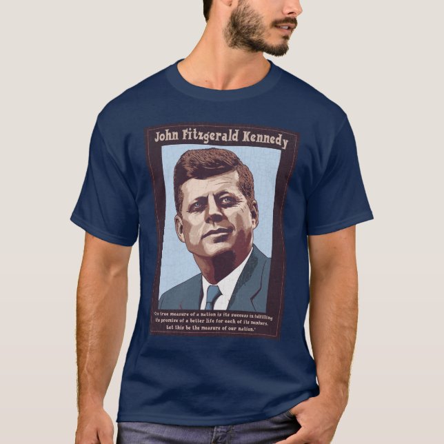 JFK - Maß T-Shirt (Vorderseite)