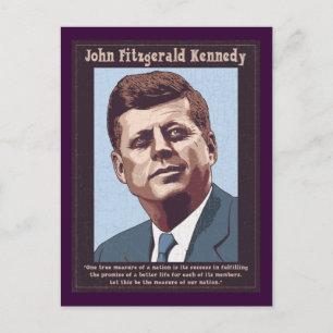 JFK - Maßnahme Postkarte