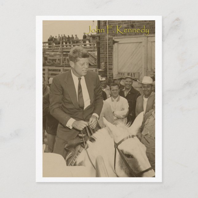 JFK Reiten Postkarte (Vorderseite)