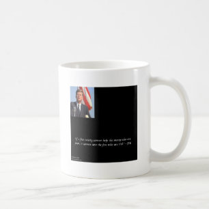 JFK Rette das reichhaltige und schlechte Angebot Kaffeetasse