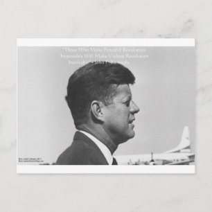 JFK "Révolution pacifique" Devis Cartes Cadeaux & 