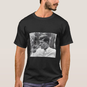 Jfk Smoking Cigar T-Shirt