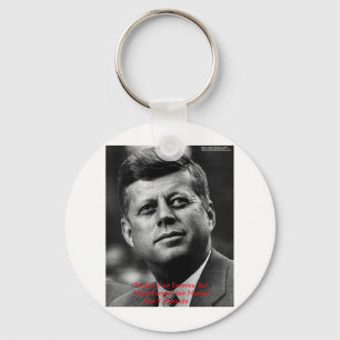 JFK "Verzeihe nicht, vergiss nicht" Weisheitszitat Schlüsselanhänger