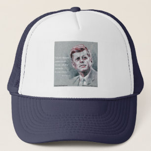 JFK & Zitat Truckerkappe