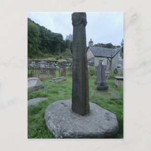 Jh. Preaching Cross, Corwen, Wales Postkarte