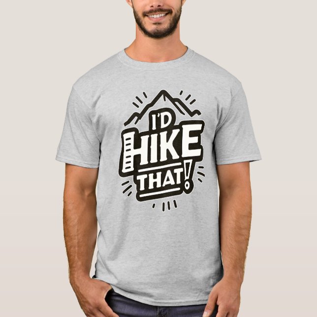J'Hike Ça ! T-shirt Mountain Adventure (Devant)