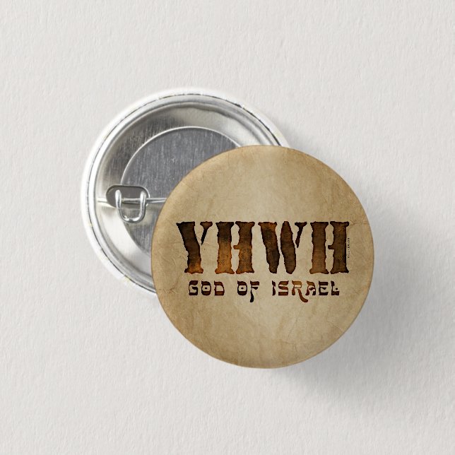 JHWH Jehovah Button (Vorne & Hinten)