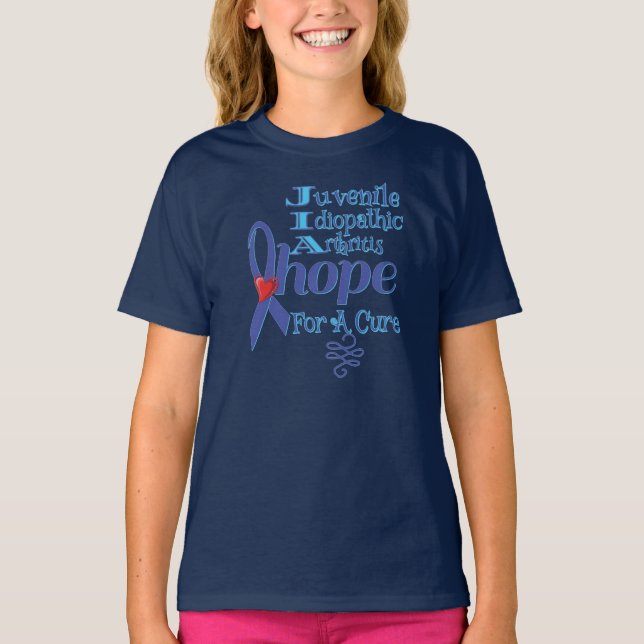 JIA hofft auf einen heilenden T - Shirt (Vorderseite)