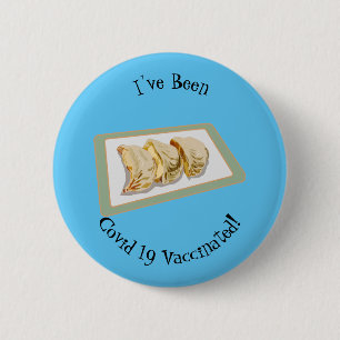 Jiaozi/Chinesische Knödel Cartoon Illustration Button