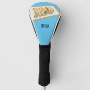 Jiaozi/Chinesische Knödel Cartoon Illustration Golf Headcover