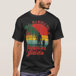 Jiddo Arab Großvater Arabic Opa Vater's Da T-Shirt