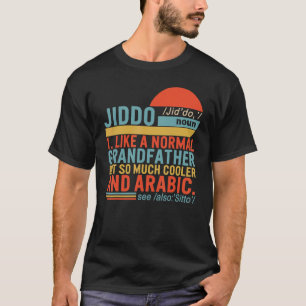 Jiddo Noun Definition Arabisch Großvater Vathers D T-Shirt