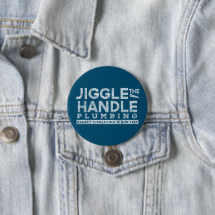 Jiggle den Handgriff Plumbing White Gfx Aquamarin  Button
