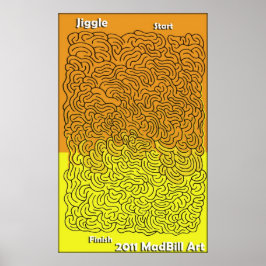 Jiggle Maze Poster