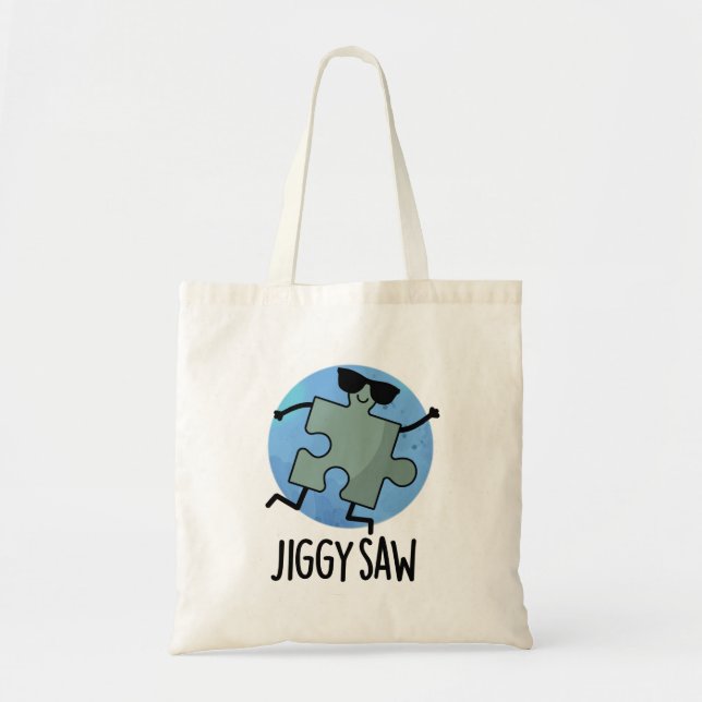 Jiggy Saw Funny Dancing Jigsaw Puzzle Puzzle Puzzl Tragetasche (Vorne)