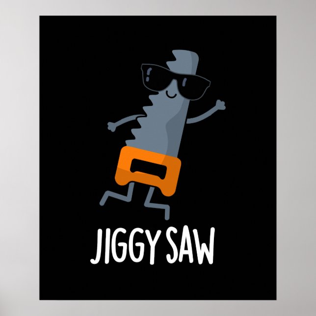 Jiggy Saw Funny Dancing Saw Puff Dark BG Poster (Vorne)