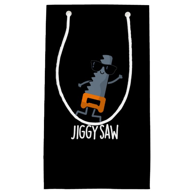 Jiggy Saw Funny Dancing Tool Pub Dark BG Kleine Geschenktüte (Vorderseite)