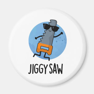 Jiggy Saw Funny Dancing Tool Puff Magnet